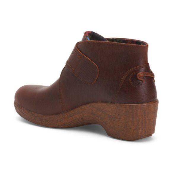 NEW ALEGRIA Leather Symone Boots in Chestnut for women 925 6m3 - Picture 3 of 8